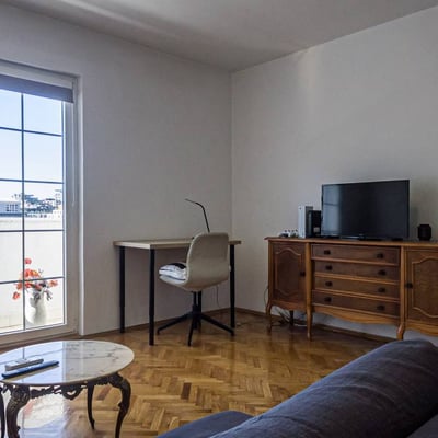 Rental of a stylish 2-room apartment, 54 m², near the city center of Belgrade, Serbia